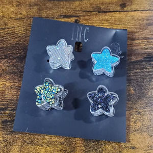 INC INTERNATIONAL CONCEPTS 4-Pc. Mixed Star Hair Claw Clip Set